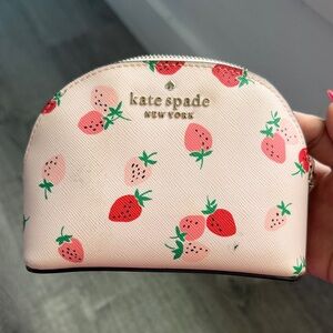 Kate Spade Kids Pink Strawberry Pouch